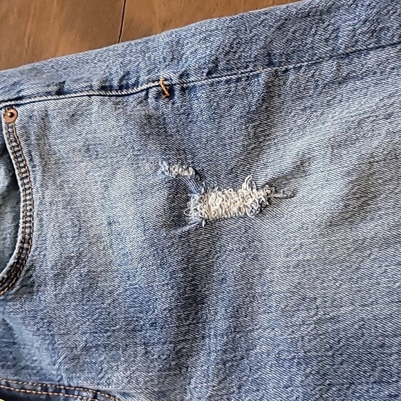 Pilcro and the Letterpress Light Blue Straight Leg Jeans - Picture 9 of 12